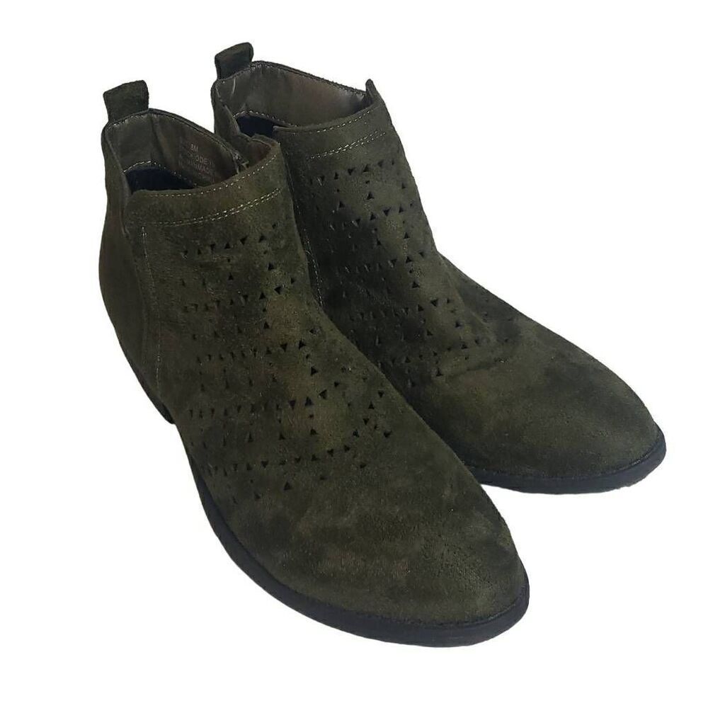 Forest Green Ingaro Shoes Size 8